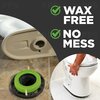 Everflow Elastic Waxless Toilet Ring Gasket Fits 3''&4'' Toilet Waste Lines TRZR1006